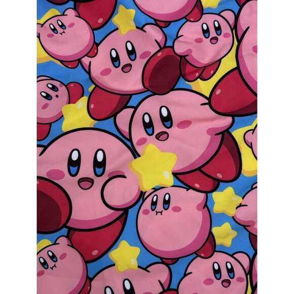 NWT‎ Kirby Swim Trunks Men's XL Multicolor Elastic Waist Nintendo HAL Shorts Fun - Picture 5 of 5